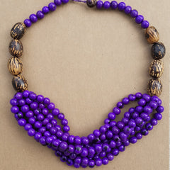 Marcela Necklace - Açaí & Tagua