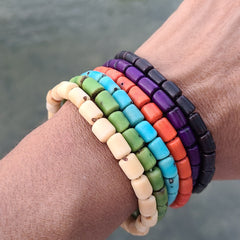 Tube Acai Seeds Bracelets - Handmade in the Amazon.