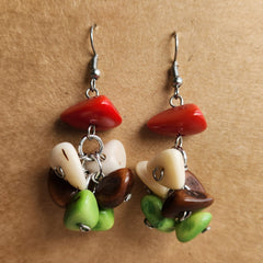 Carnaval Tagua Earrings