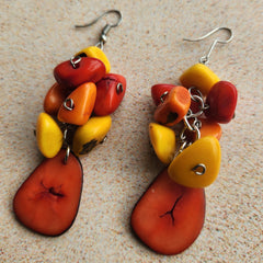 Ano Novo Tagua Earrings