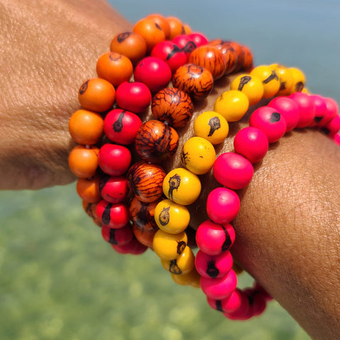 Acai Seeds Bracelets - Handmade in the Amazonia