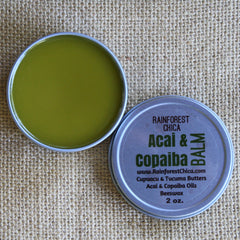 Acai & Copaiba Balm - Beeswax or Vegan